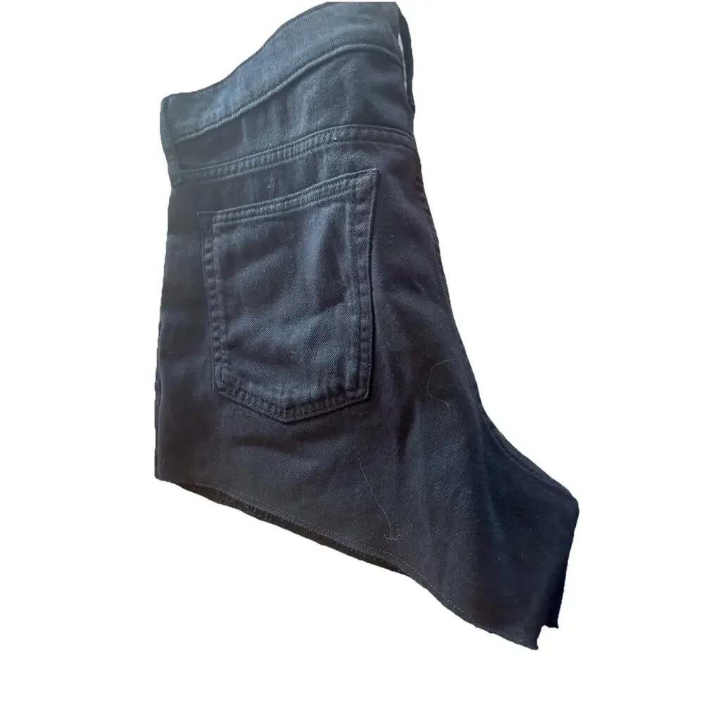 GAP Women’s Black Denim Shorts Sz 10P Summer Vacation Beach Preppy Sustainable